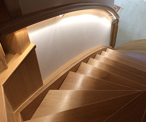 LED beleuchtete Treppen