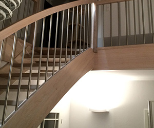 LED beleuchtete Treppen