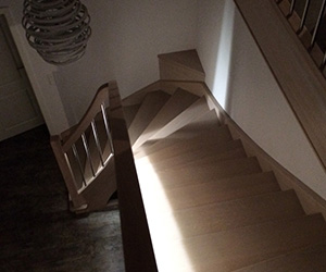LED beleuchtete Treppen